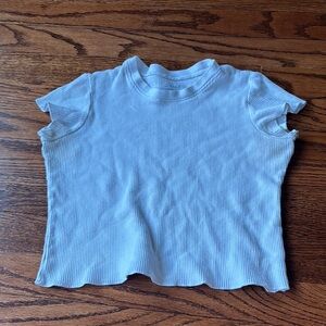 Brandy Melville White Short Sleeve Tee